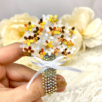 Gold Bouquet - Magnetic Pin